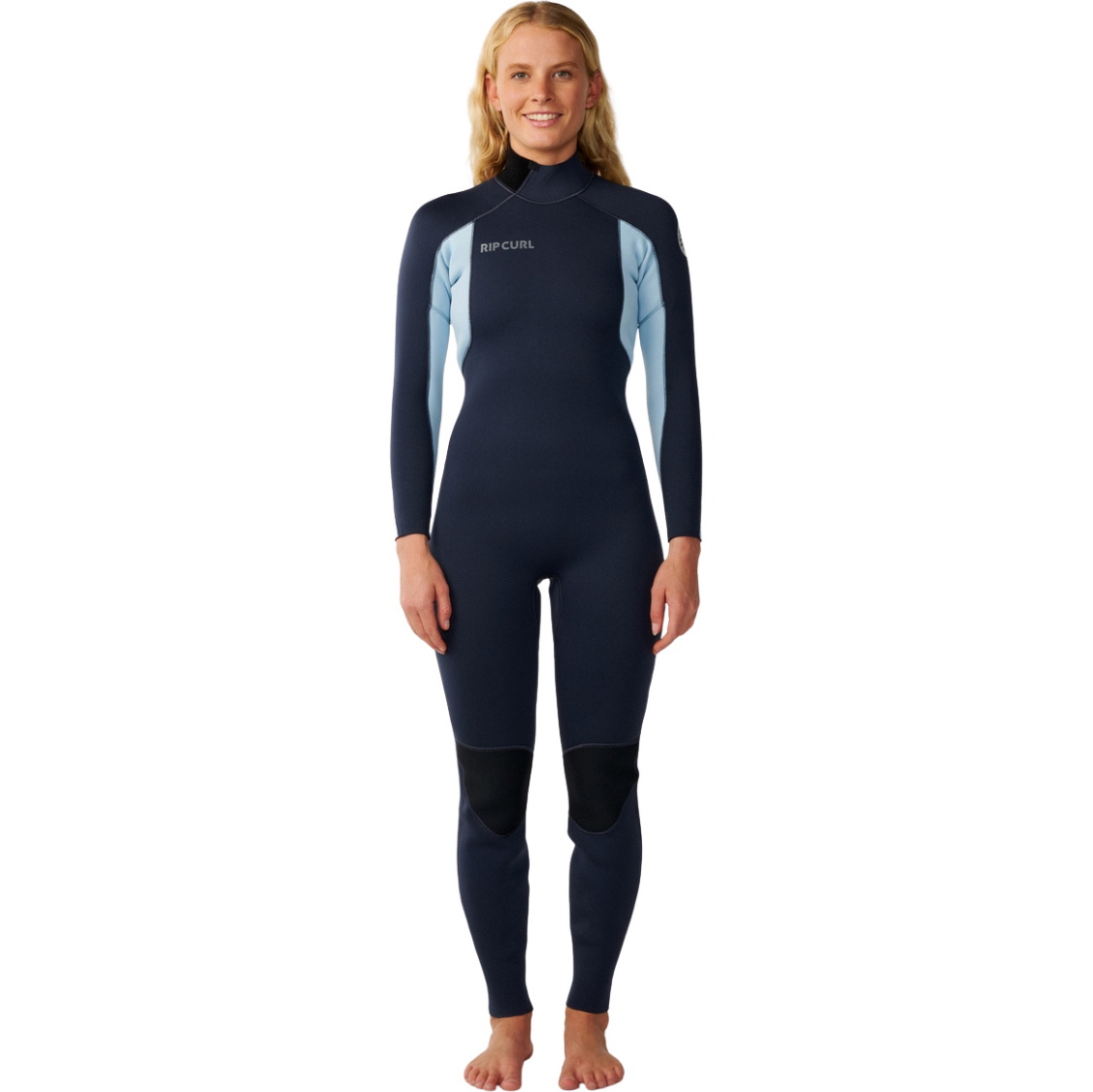 2026 Rip Curl Dames Trad 5/4mm Rug Ritssluiting Wetsuit 17QWFS - Navy
